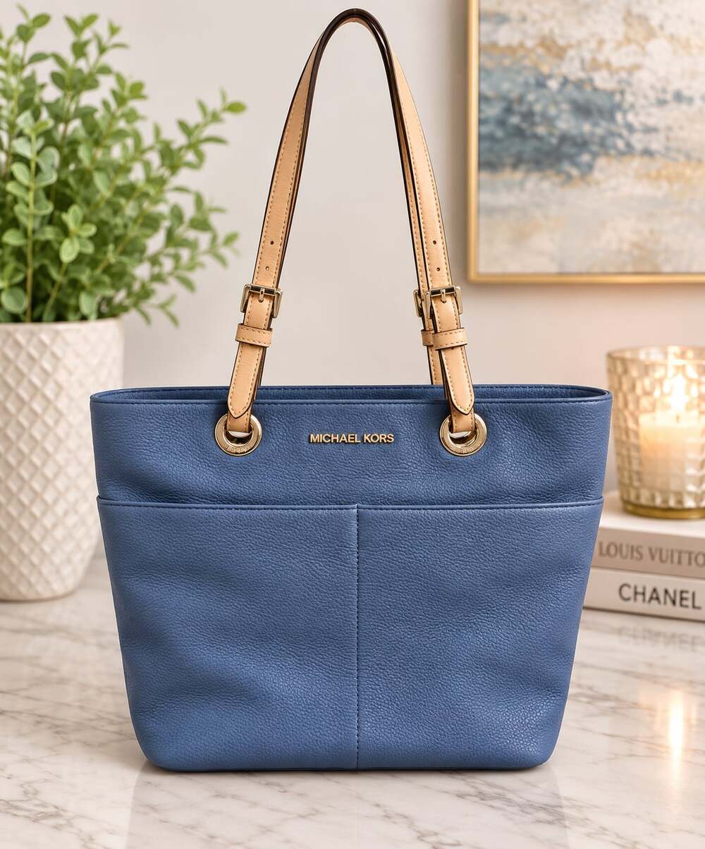 Michael Kors Bedford Pebbled Leather Medium Tote Bag